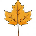 how to draw autumn leaves image