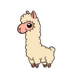 how to draw llama image