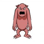 how to draw monster image