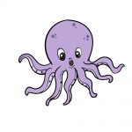 how to draw octopus image