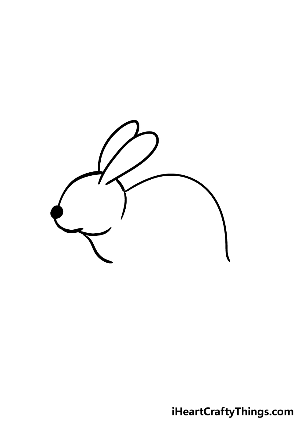 rabbit drawing step 4