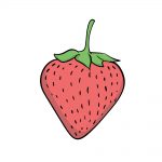 how to draw strawberry image