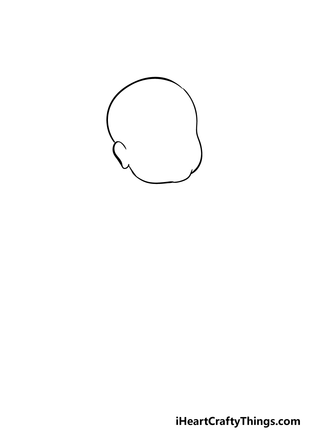 baby drawing step 1