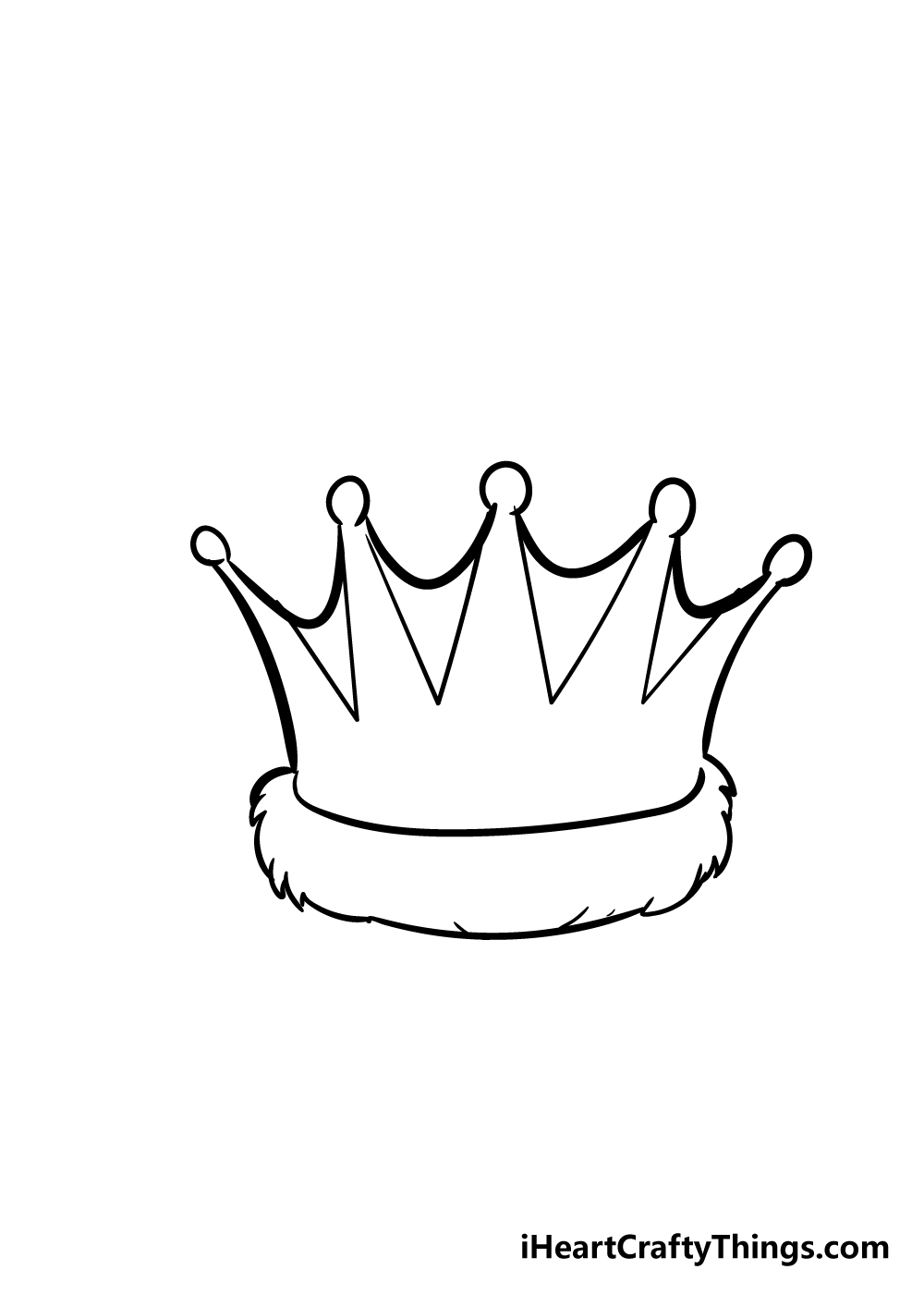crown drawing step 4