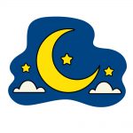 how to draw moon image