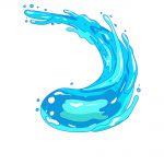 how to draw water image