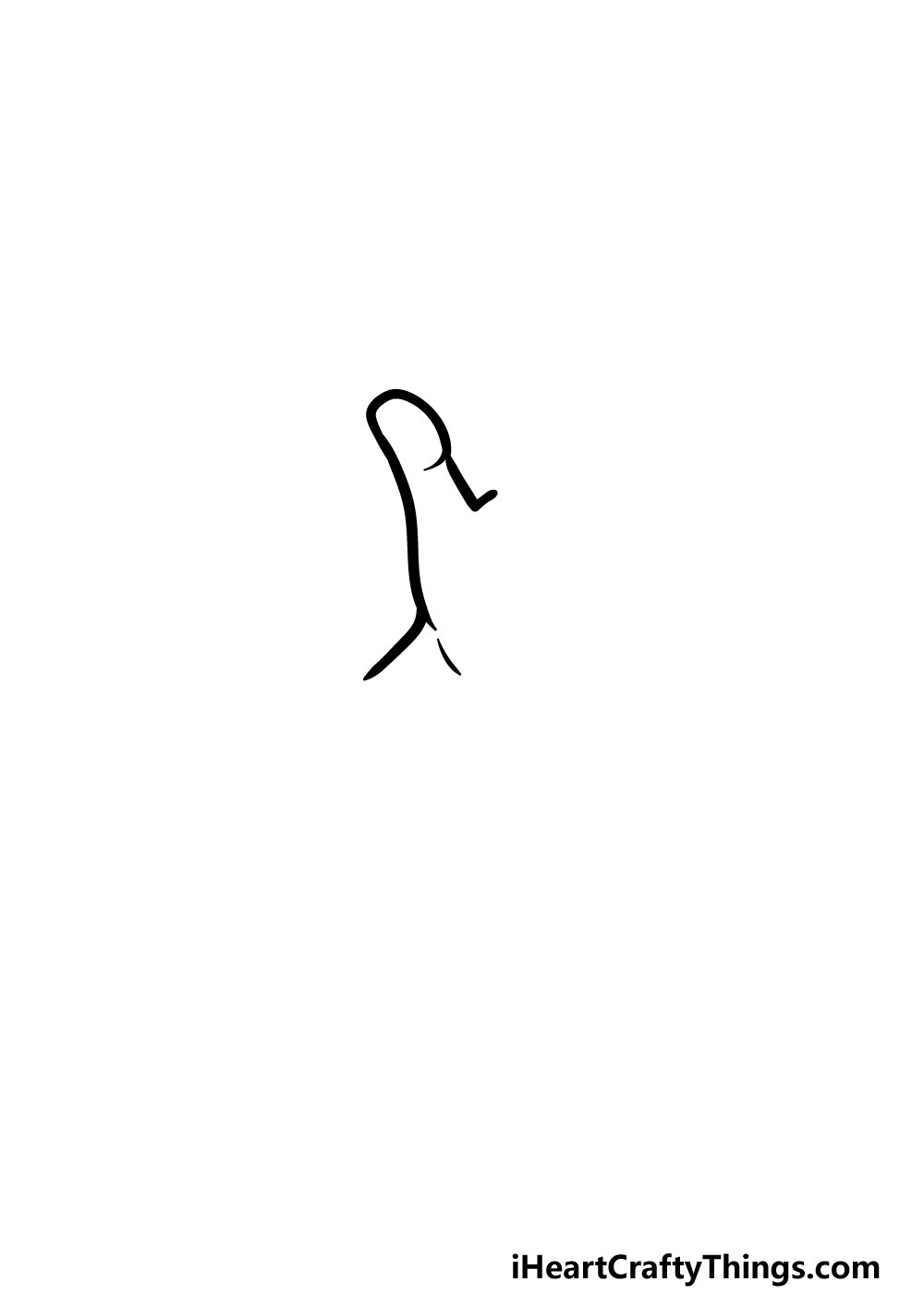 drawing thumbs up step 1