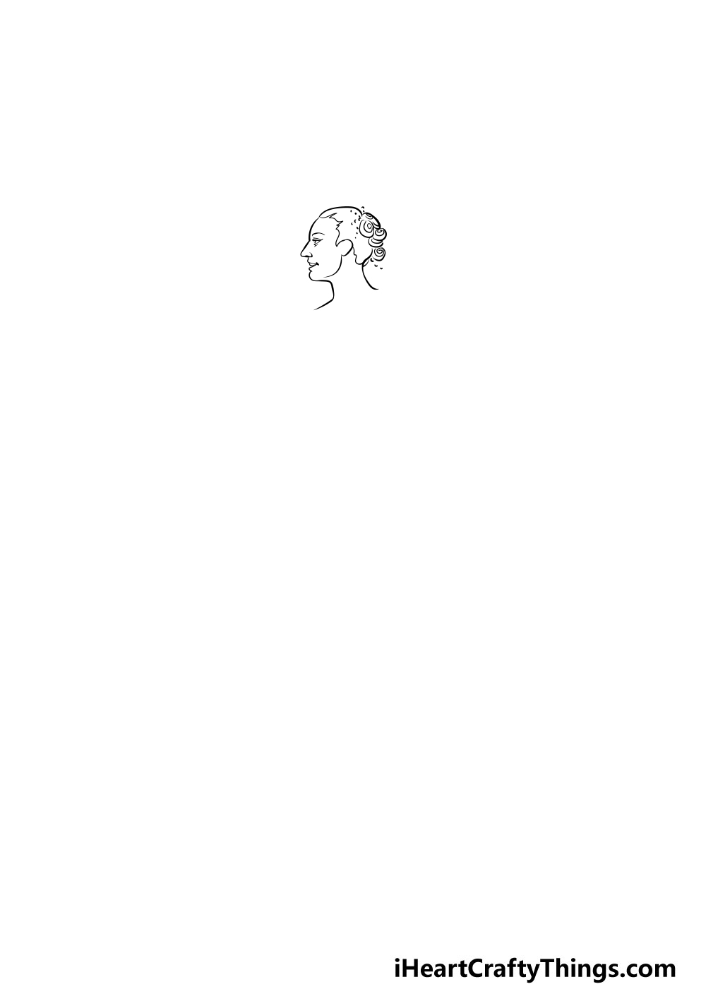 ballerina drawing step 1
