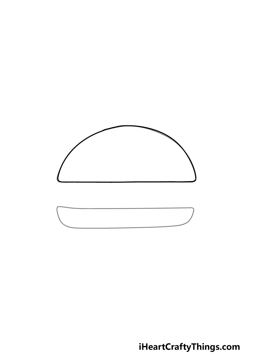 drawing a bun step 1