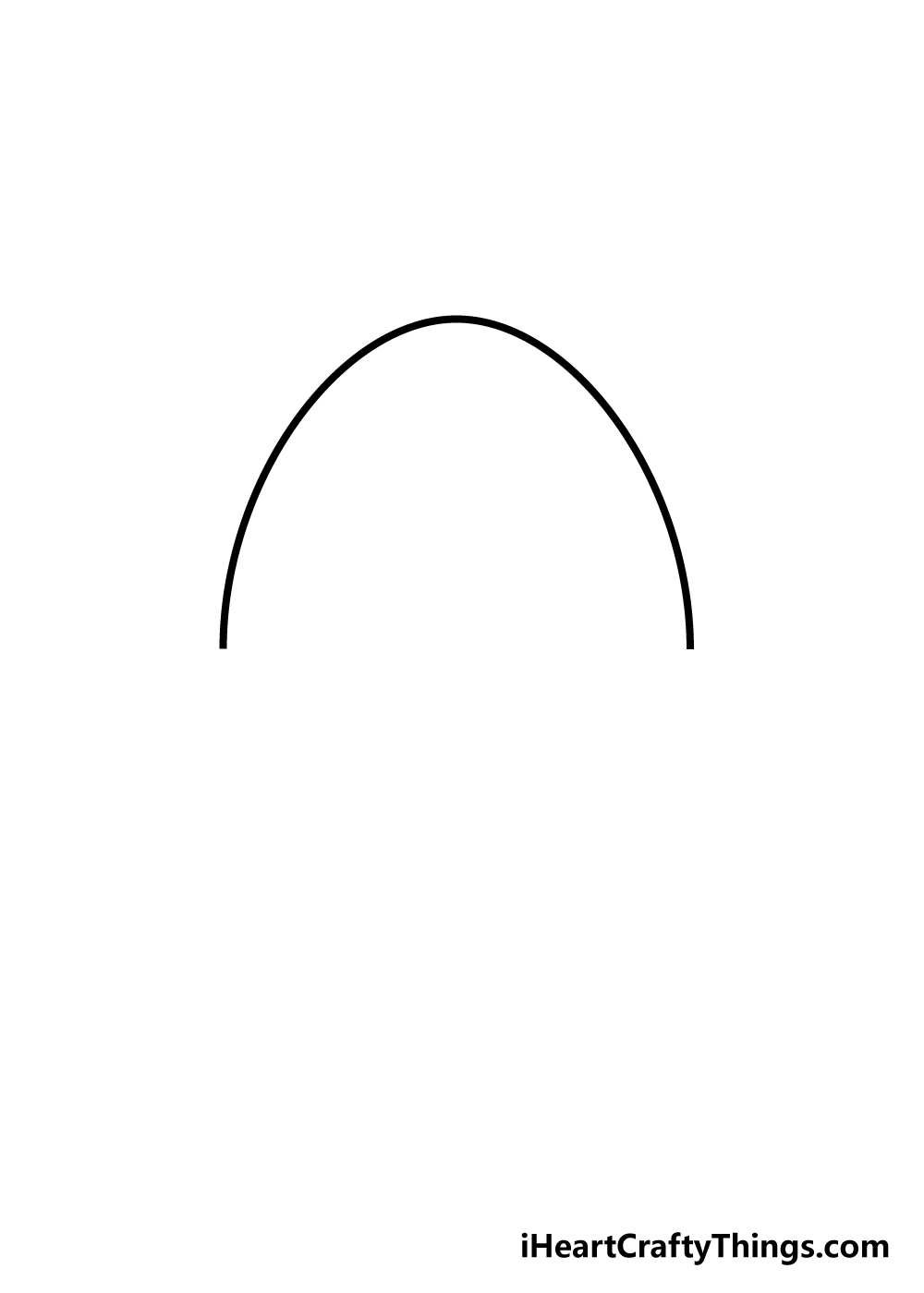 egg drawing step 1