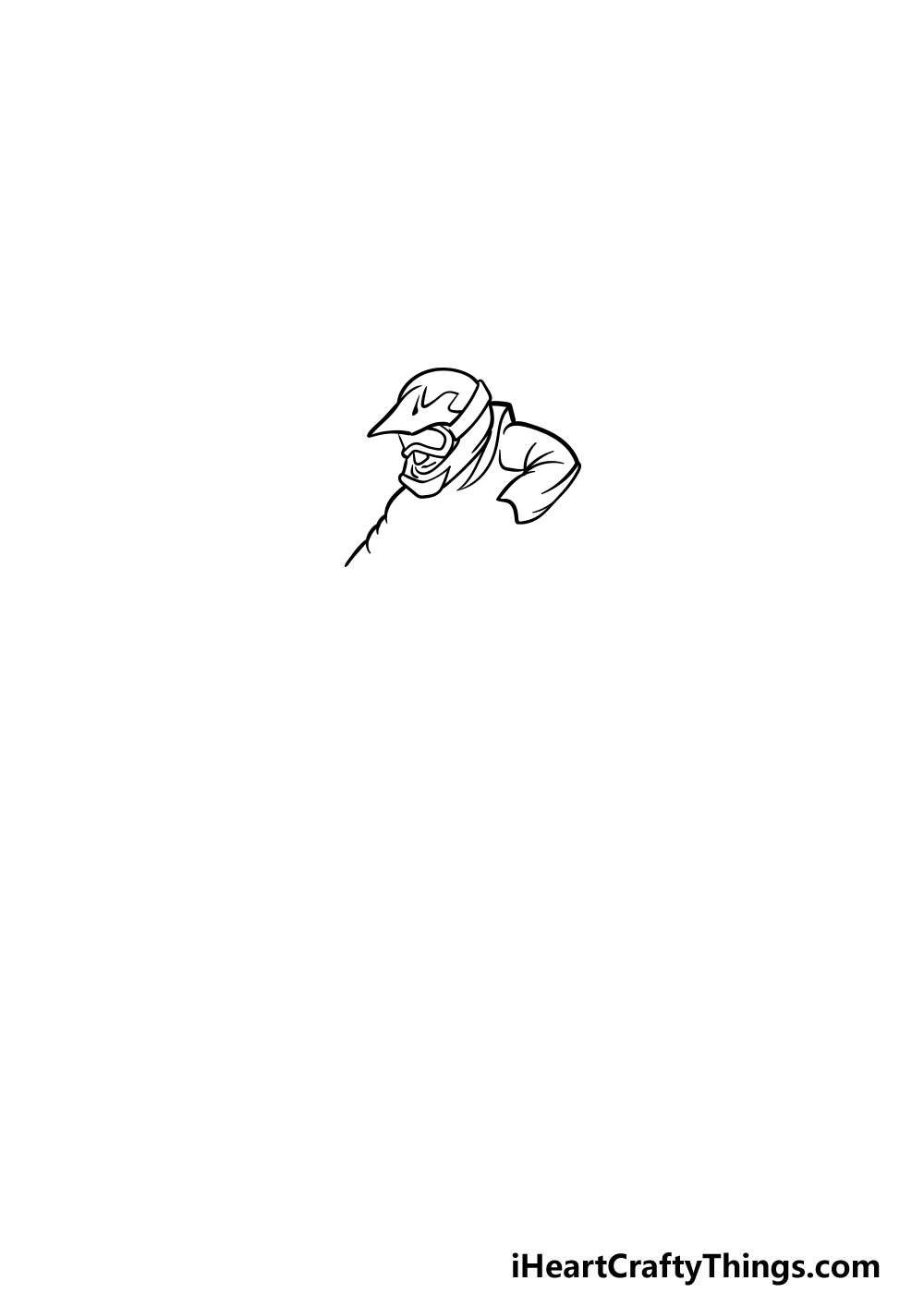 drawing a dirt bike step 1