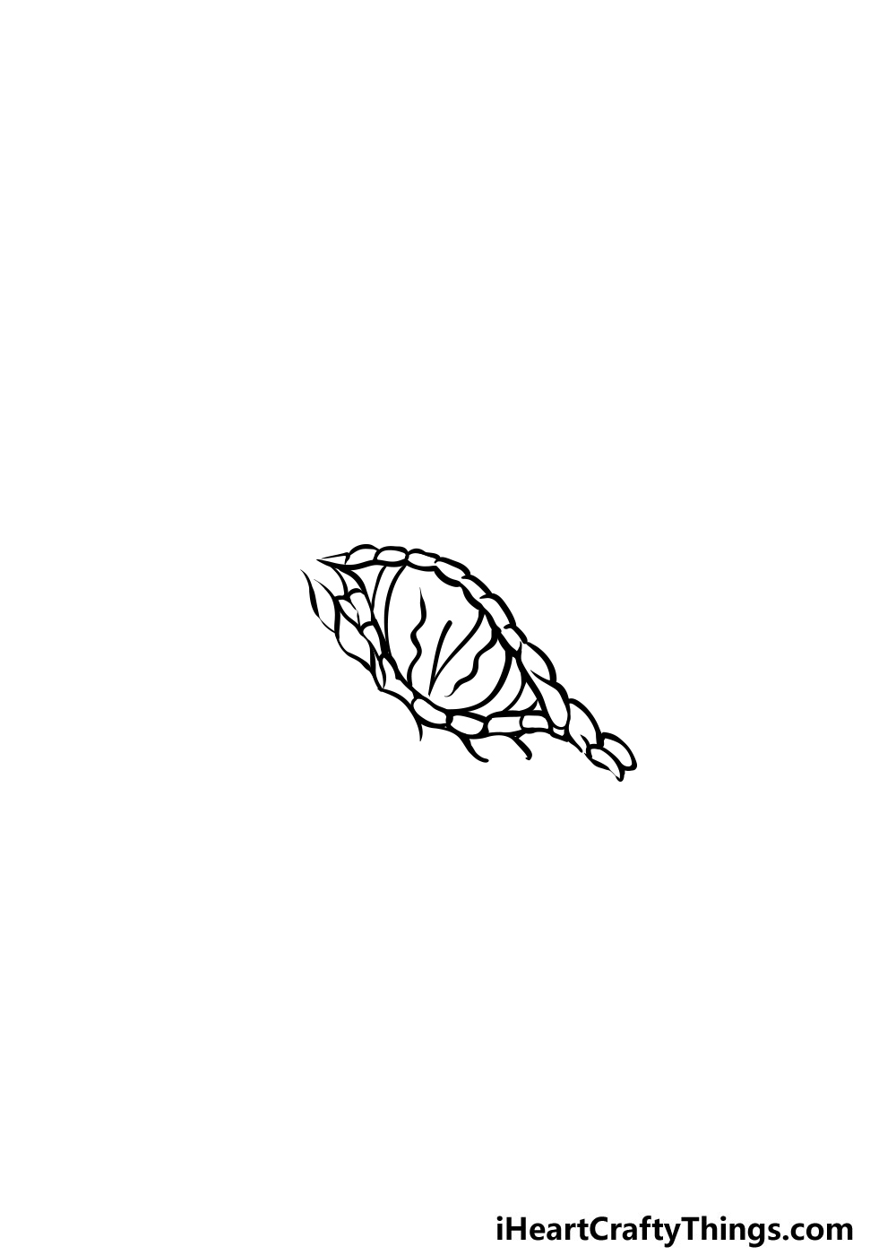 drawing a dragon eye step 1