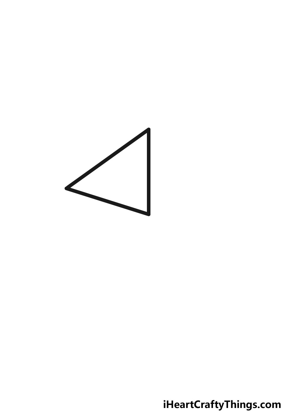 drawing a pentagon step 1