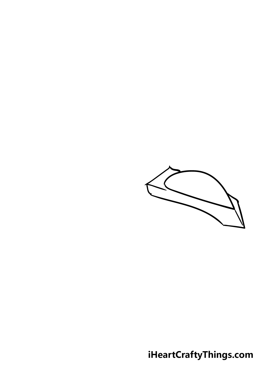 spaceship drawing step 2