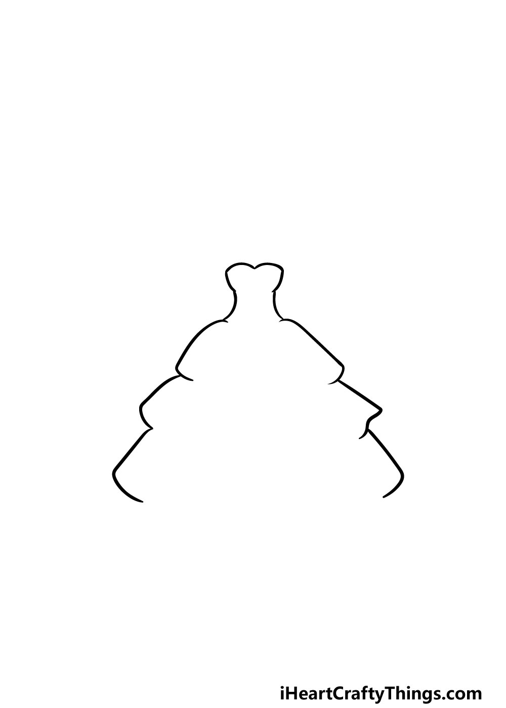drawing ruffles step 2