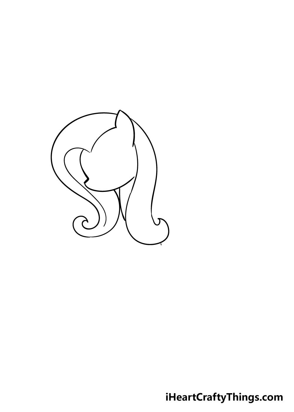 my little pony drawing step 2