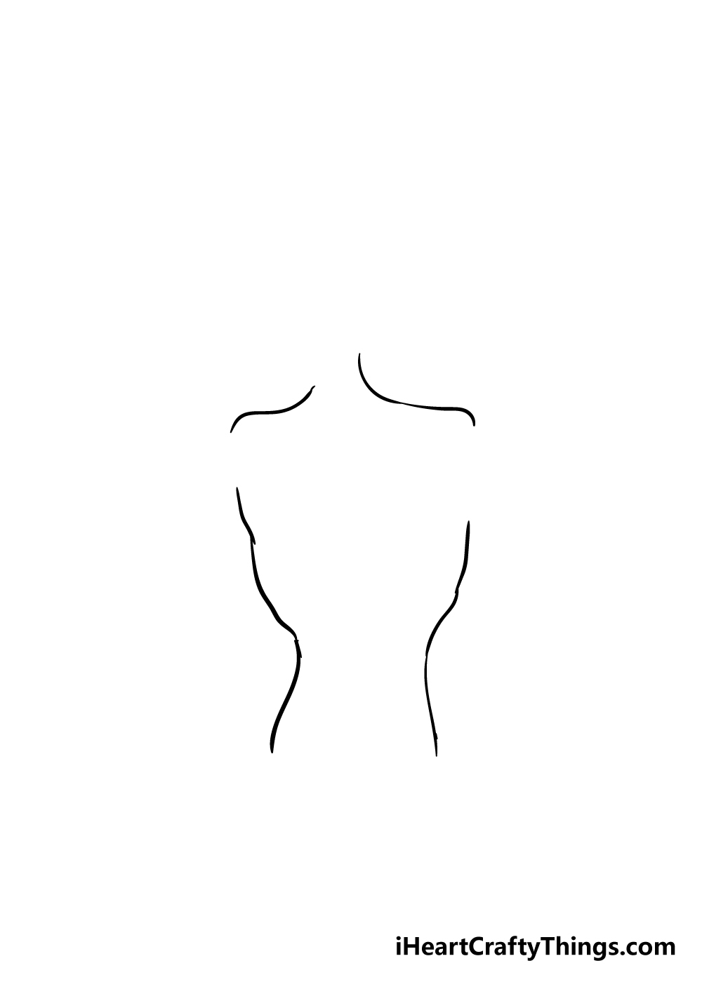 Siren Head drawing step 2