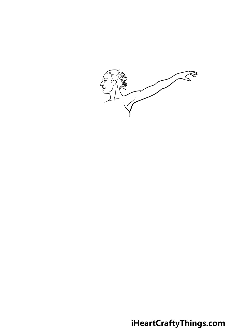 ballerina drawing step 2