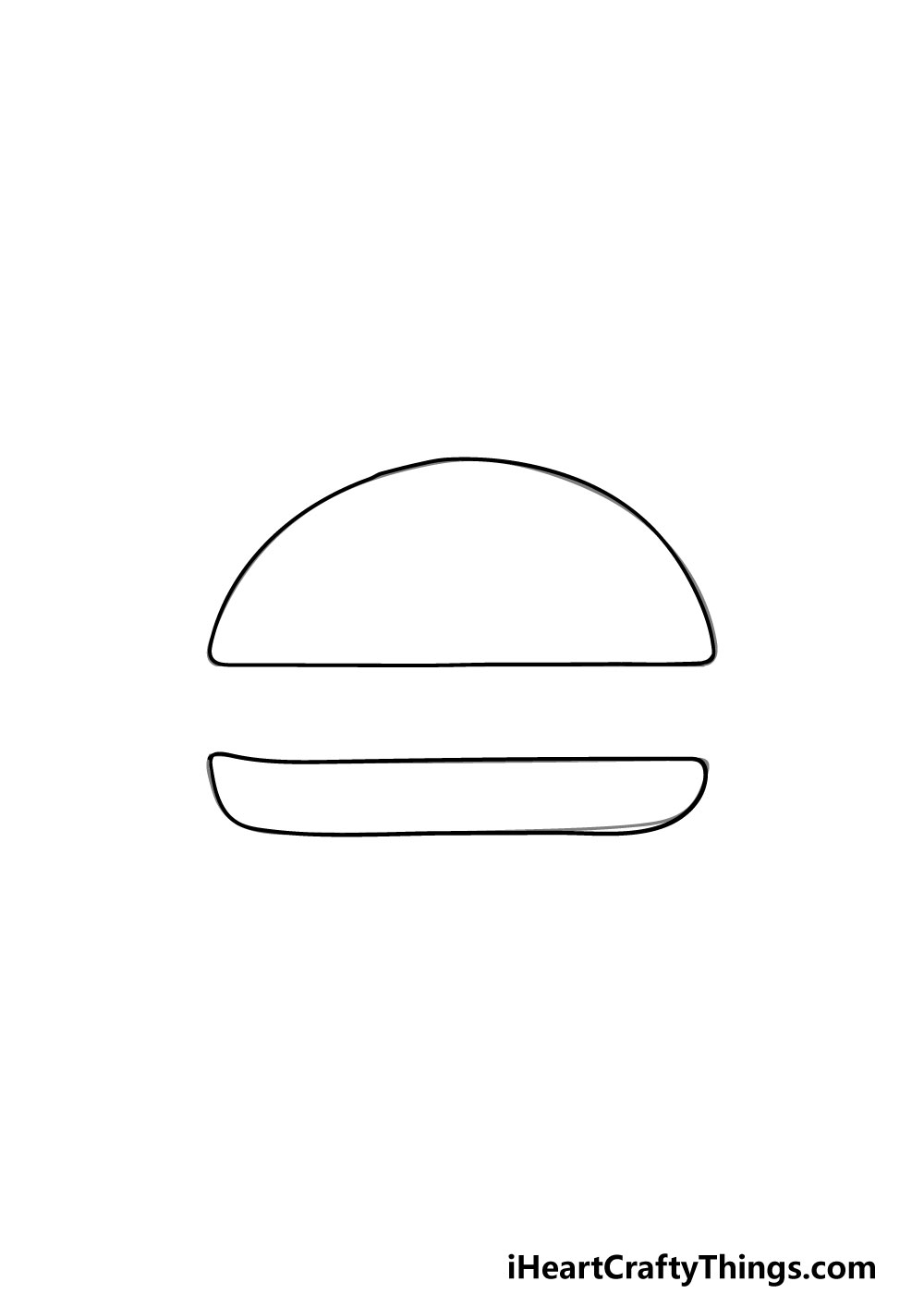 drawing a bun step 2
