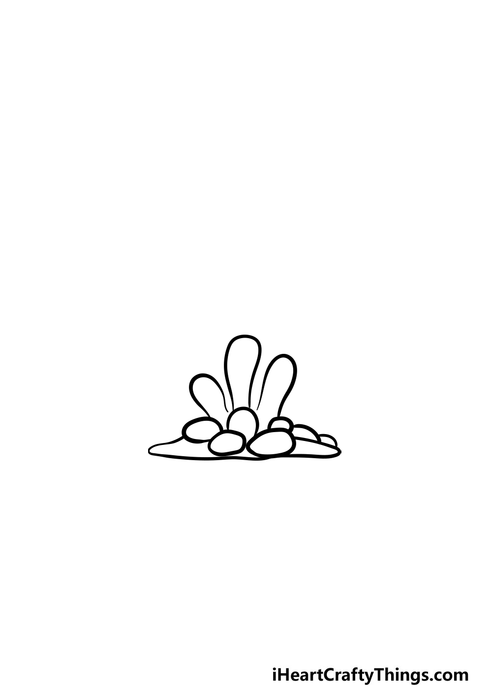 drawing a coral step 2
