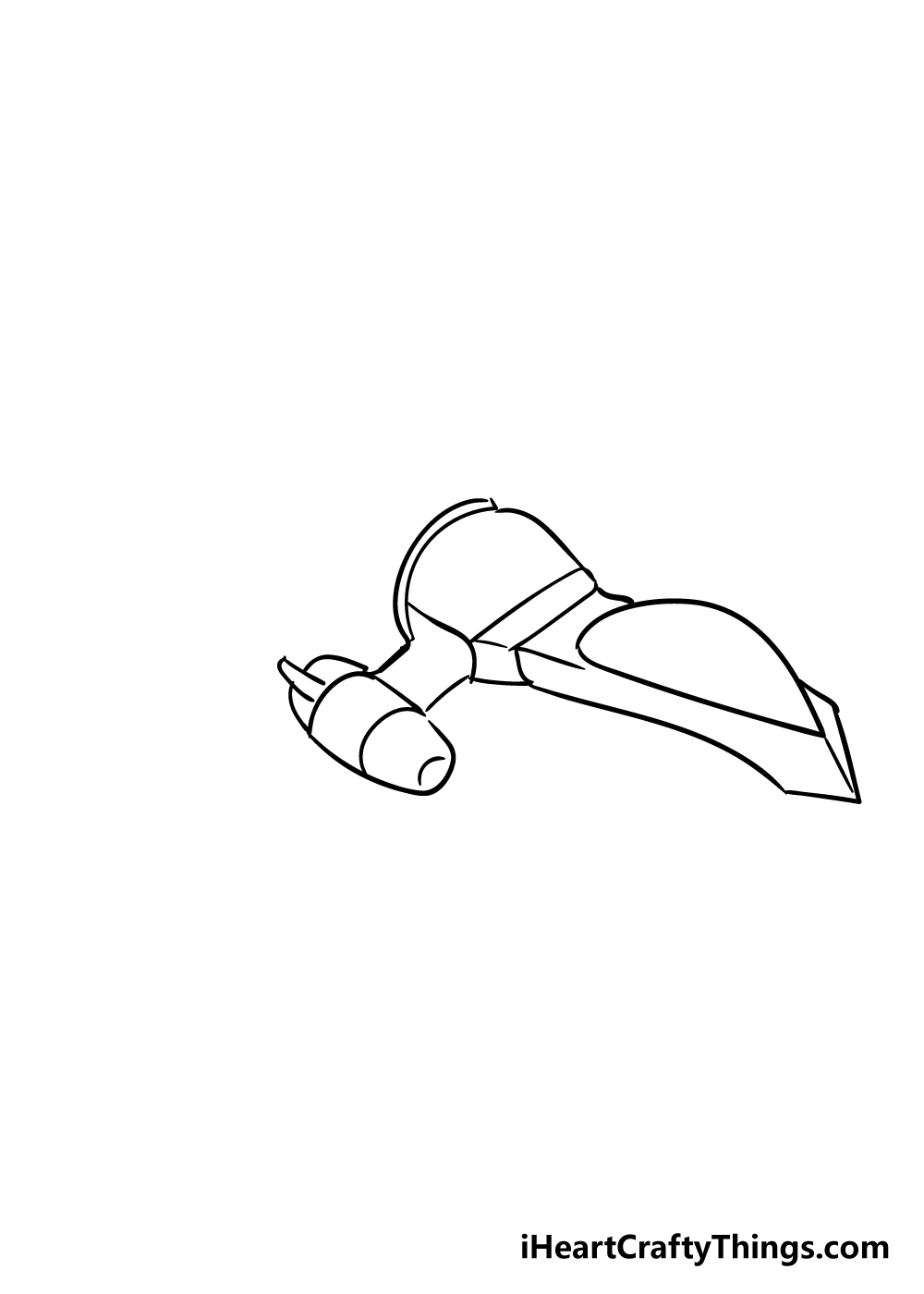 spaceship drawing step 3