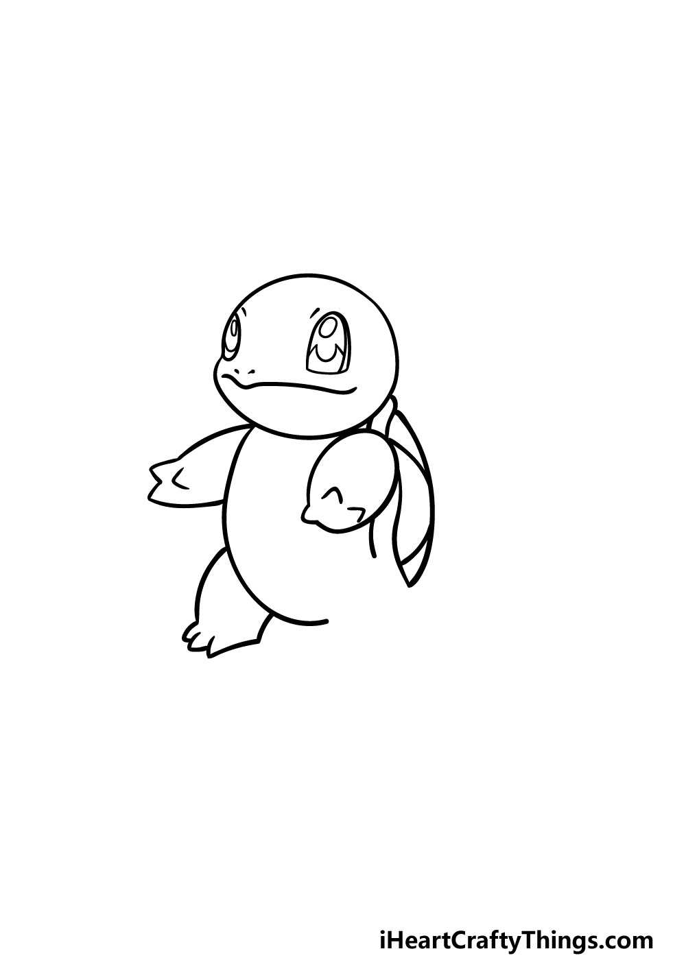 drawing squirtle step 3