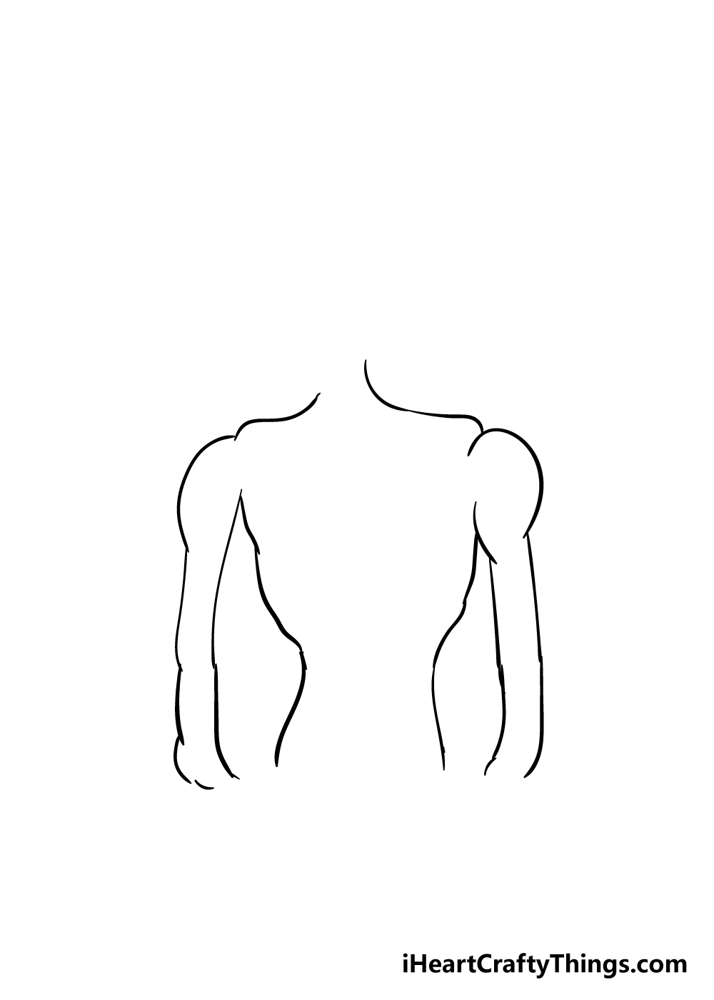 Siren Head drawing step 3