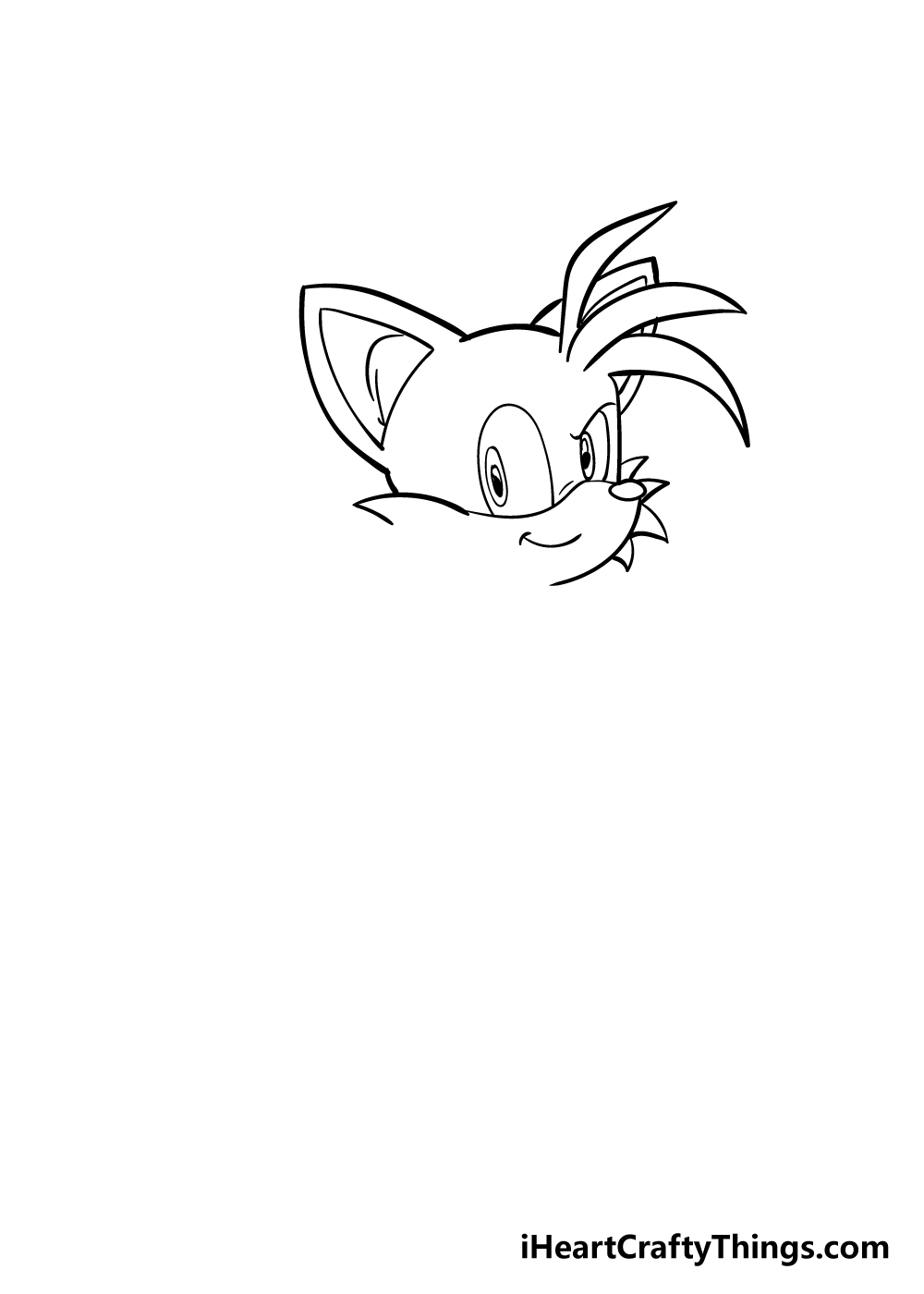 tails drawing step 3