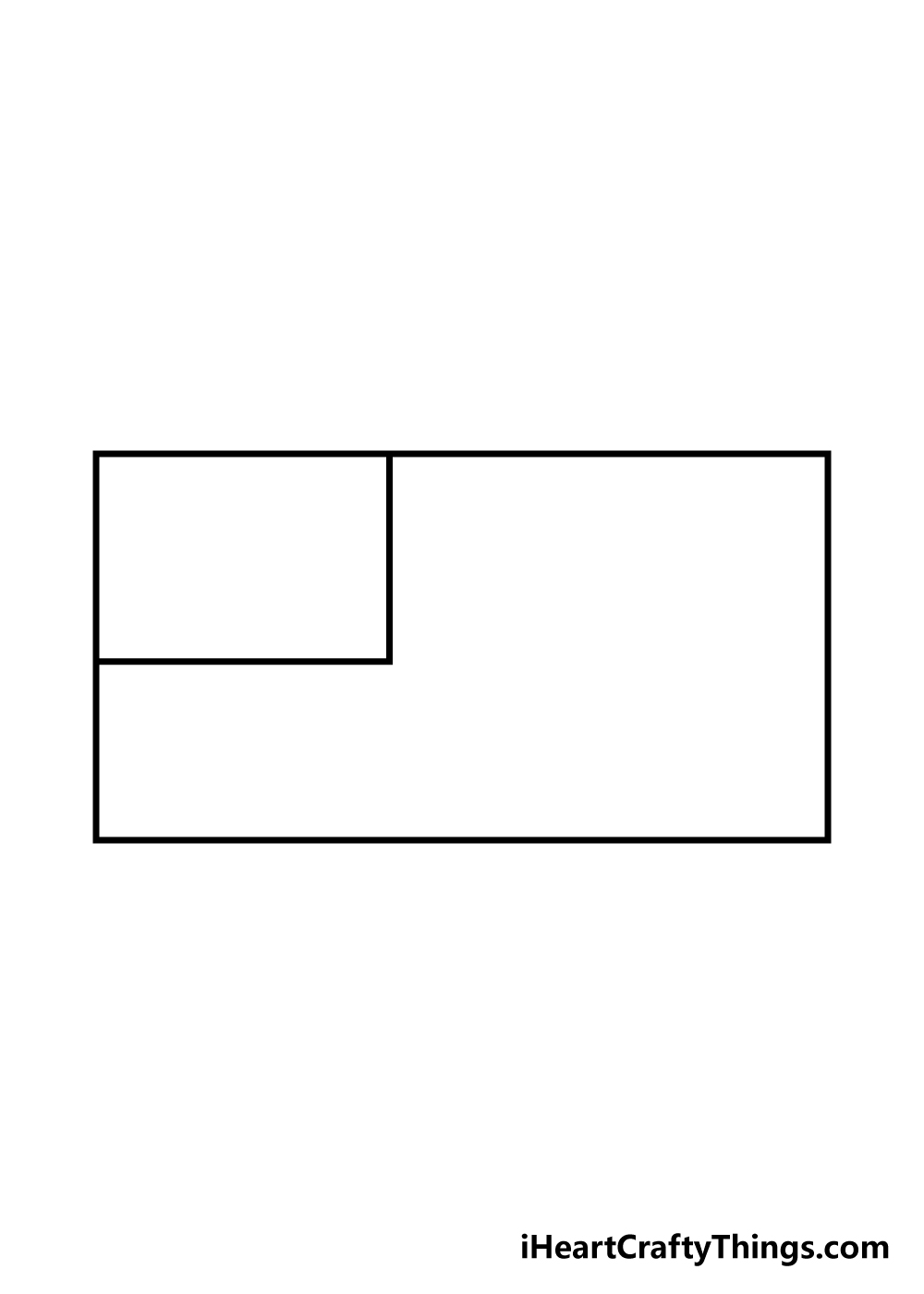 drawing american flag step 3