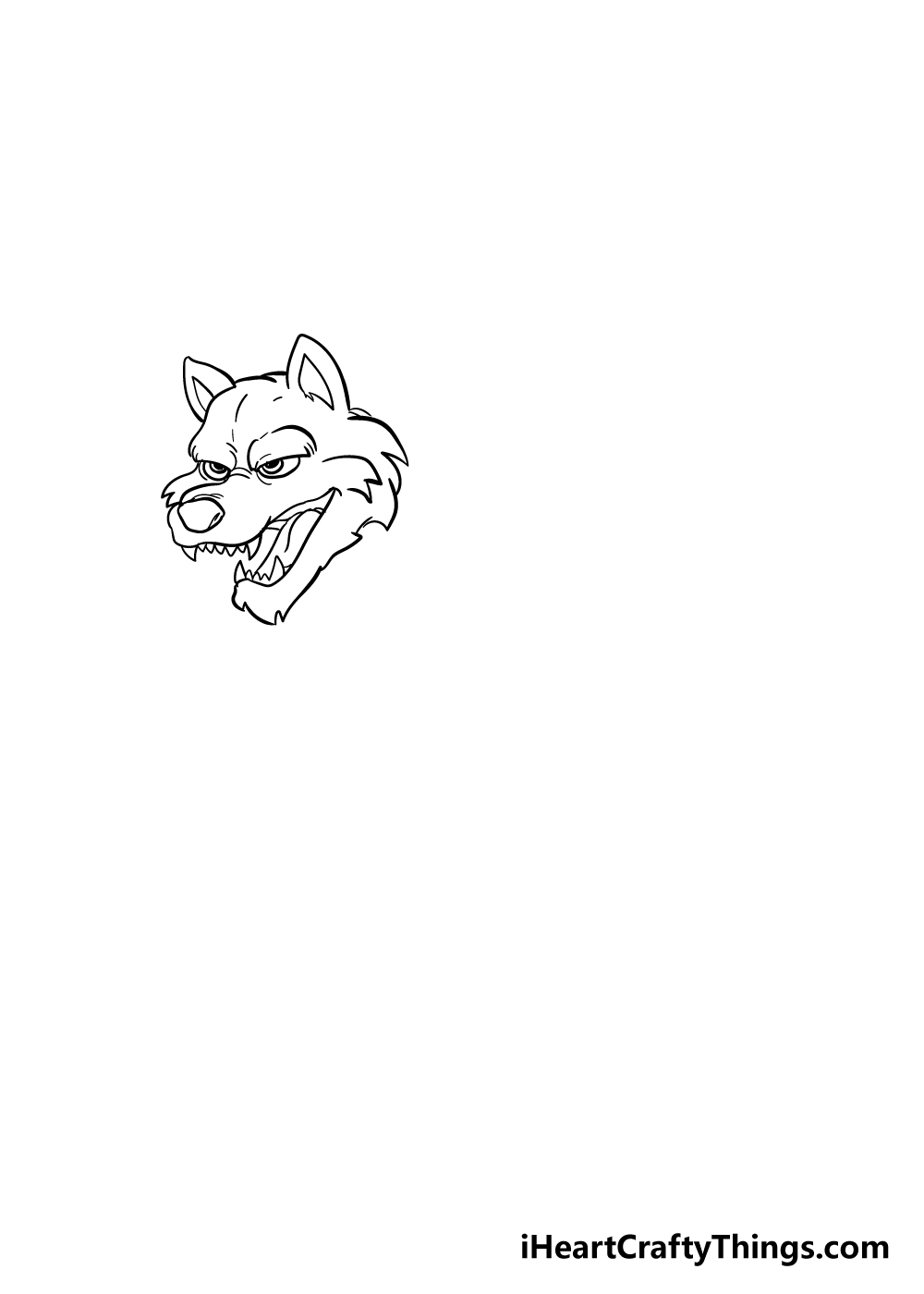 werewolf drawing step 3