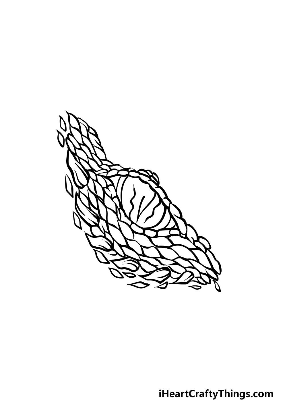 drawing a dragon eye step 3