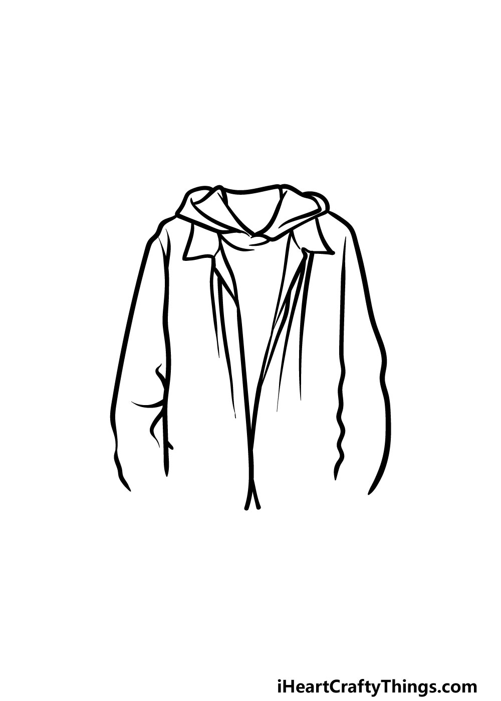 drawing a jacket step 3