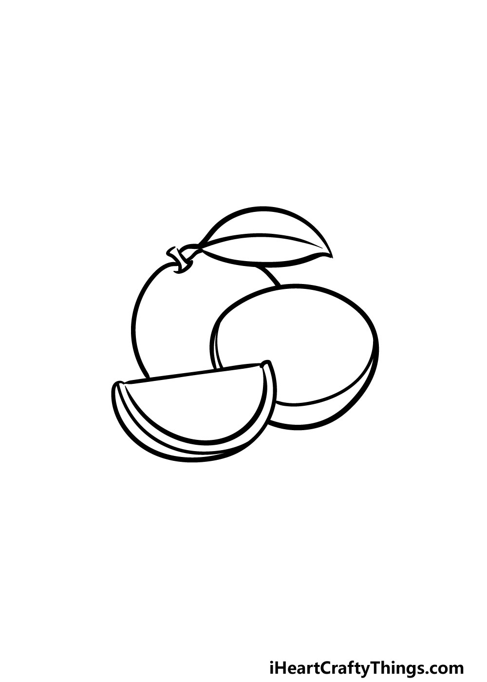 drawing oranges step 4