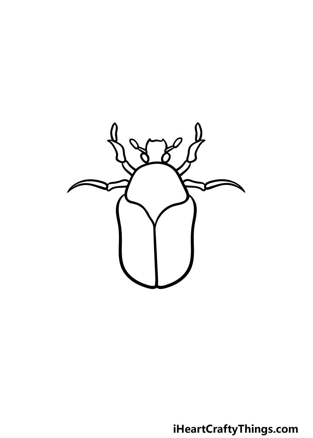 drawing a bug step 4