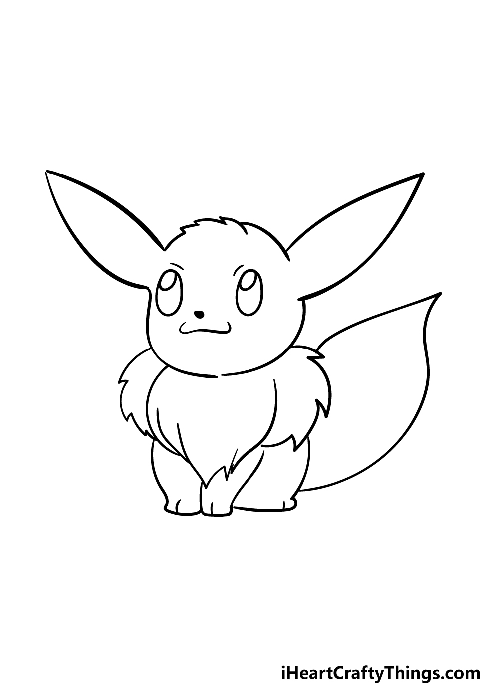 eevee drawing step 4