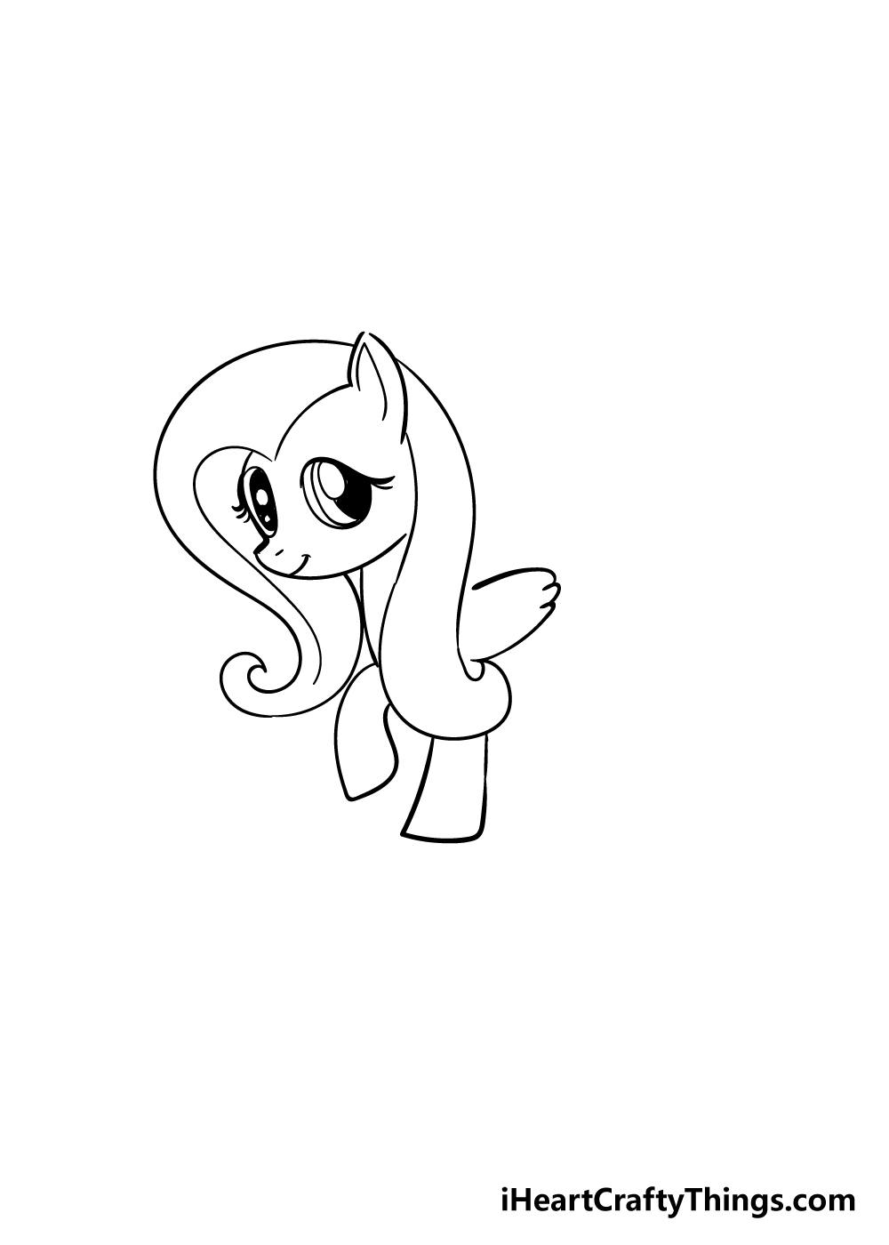my little pony drawing step 4 