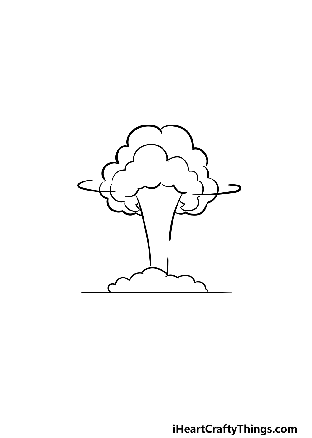 drawing an explosion step 4