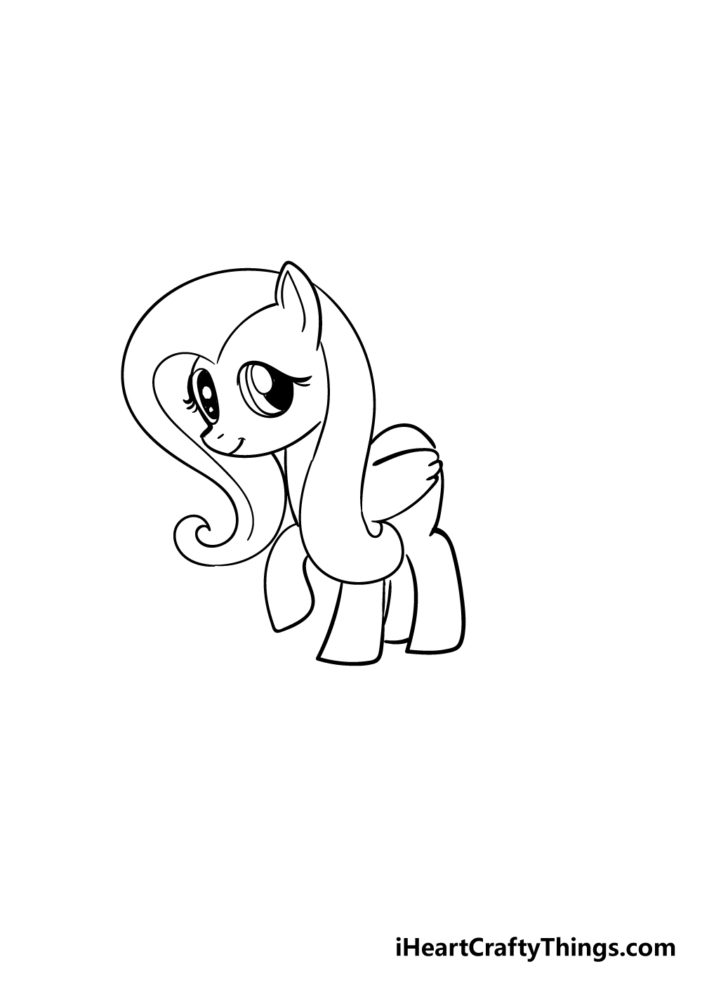 my little pony drawing step 5
