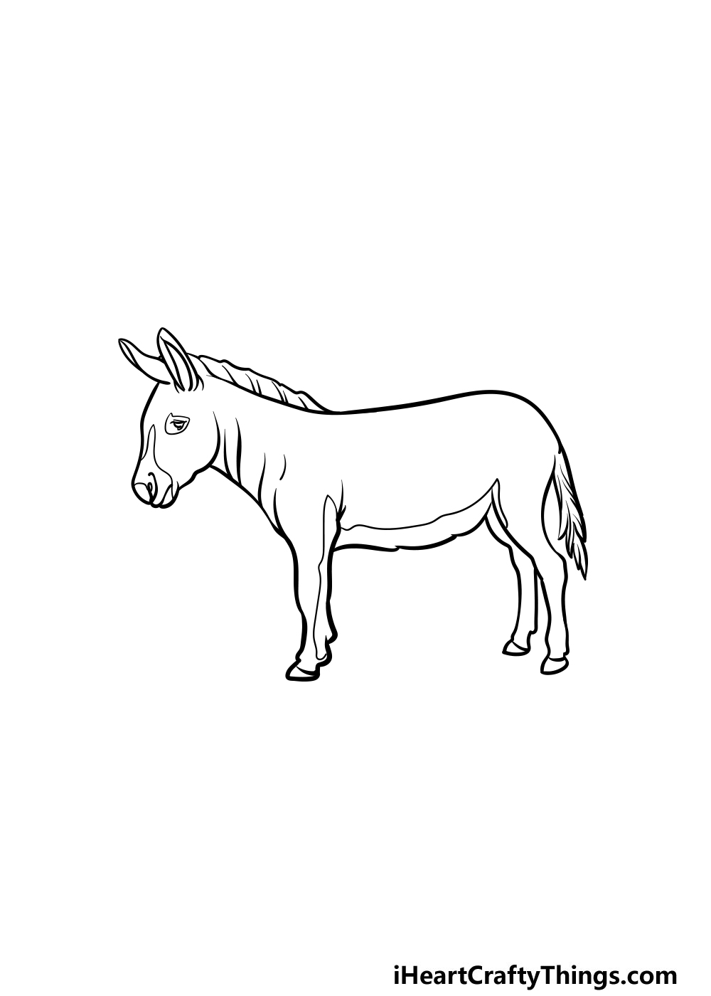 drawing a donkey step 5