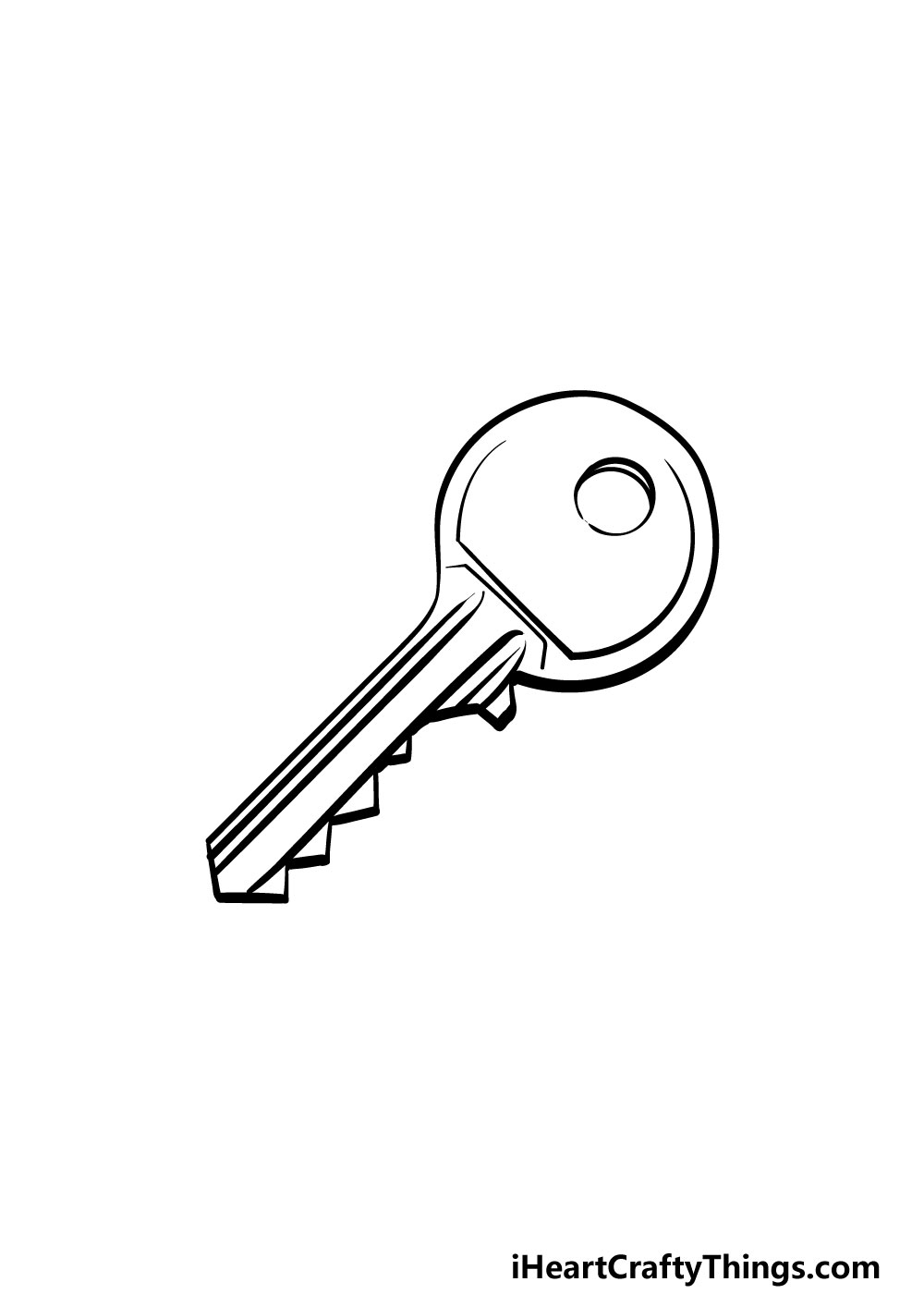 drawing a key step 5