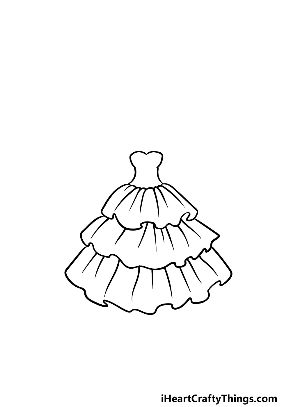 drawing ruffles step 6