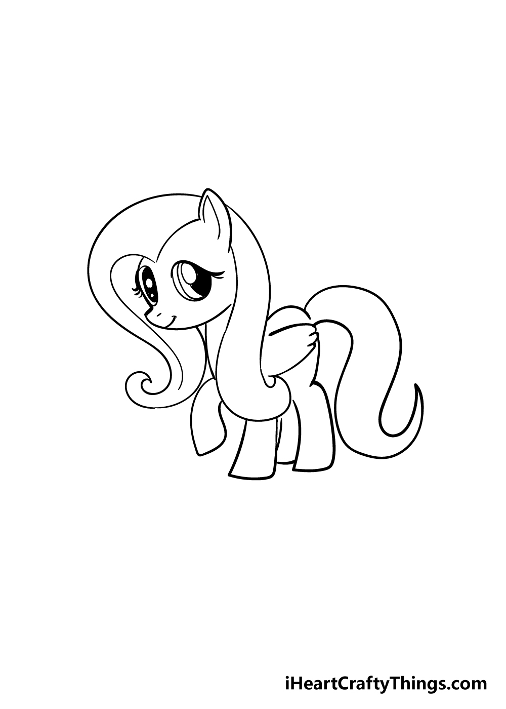 my little pony drawing step 6