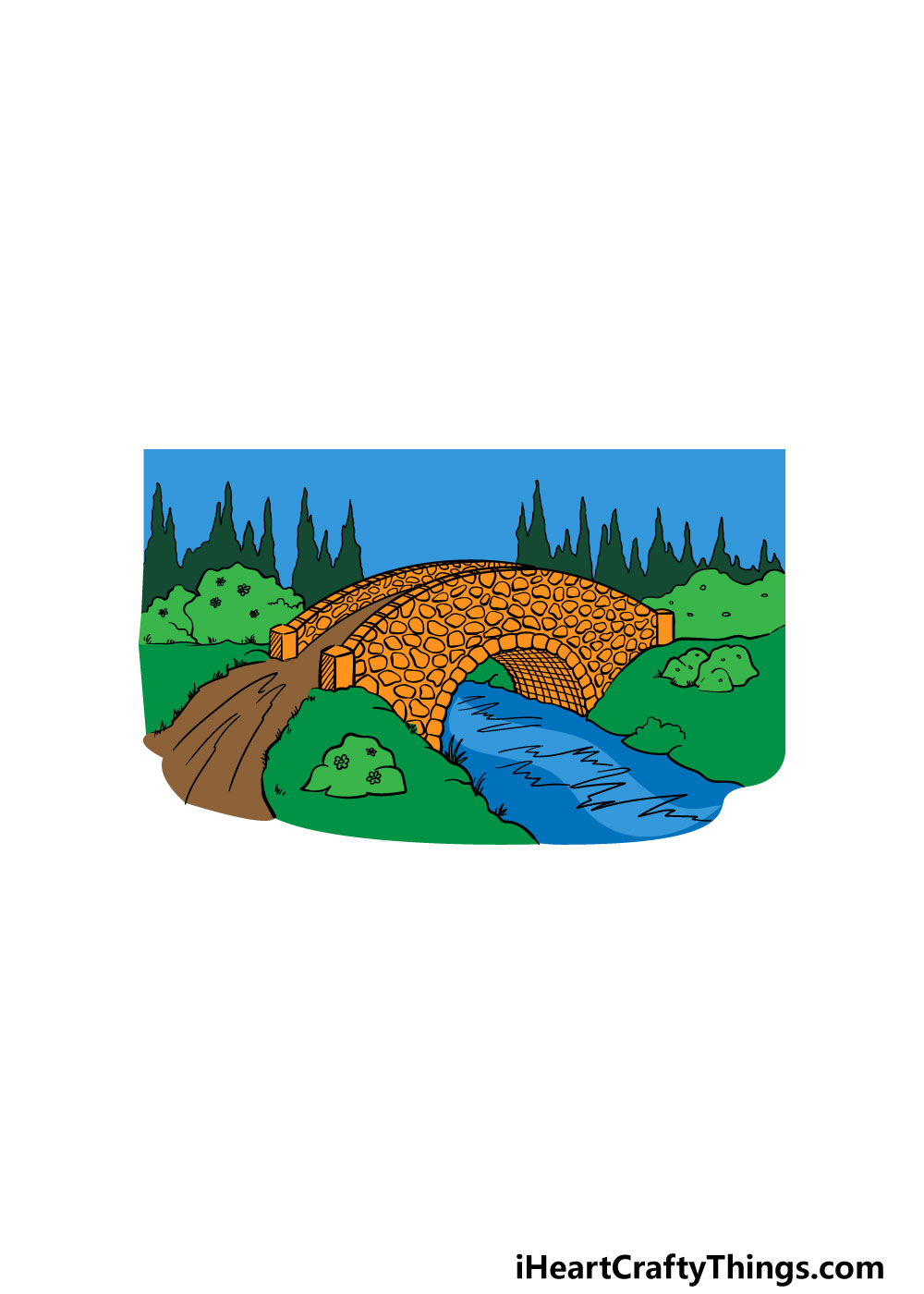 bridge drawing step 6