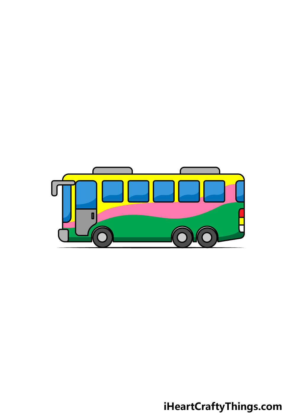 drawing a bus step 6