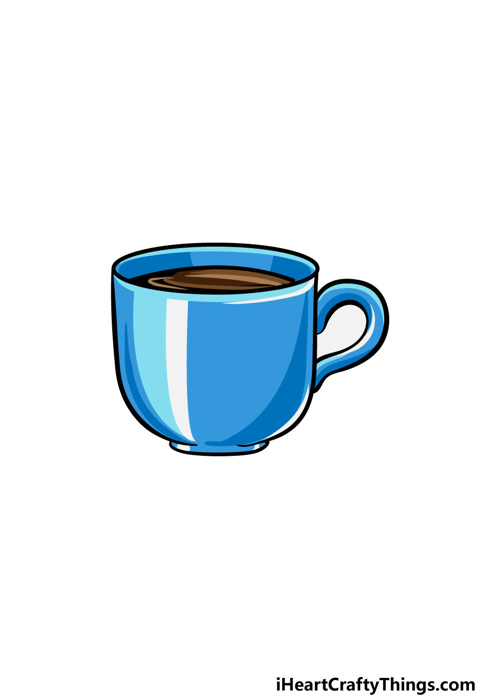 drawing a cup step 6