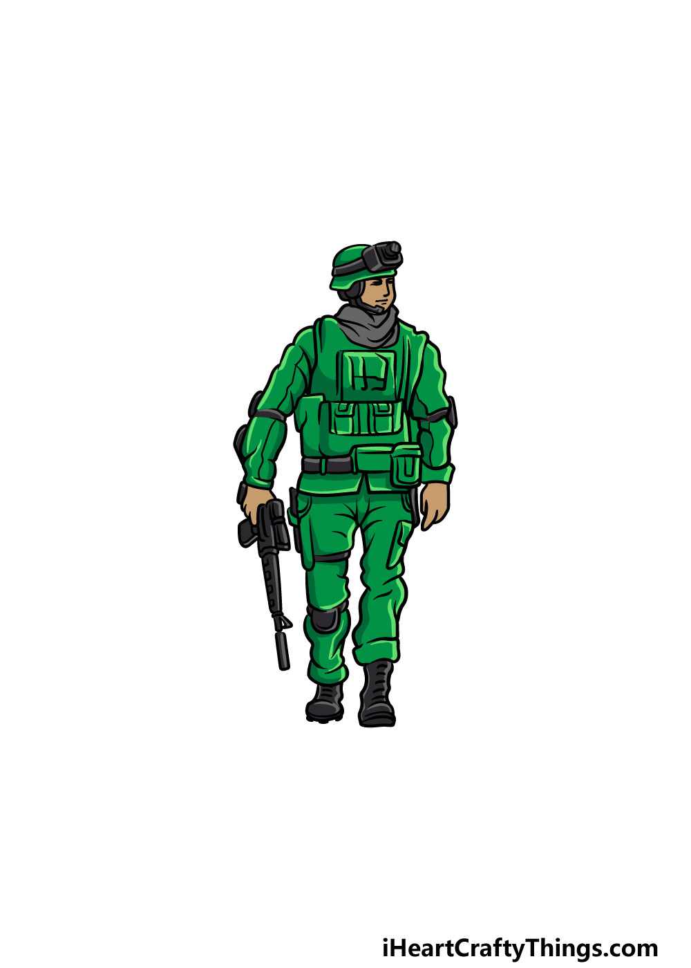 drawing a soldier step 6