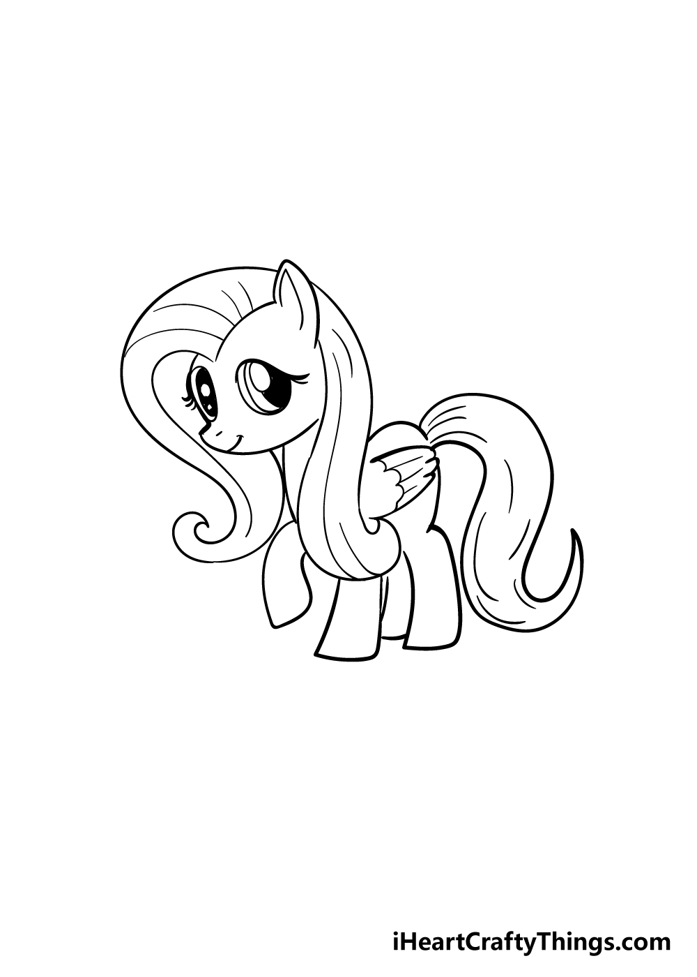 my little pony drawing step 7