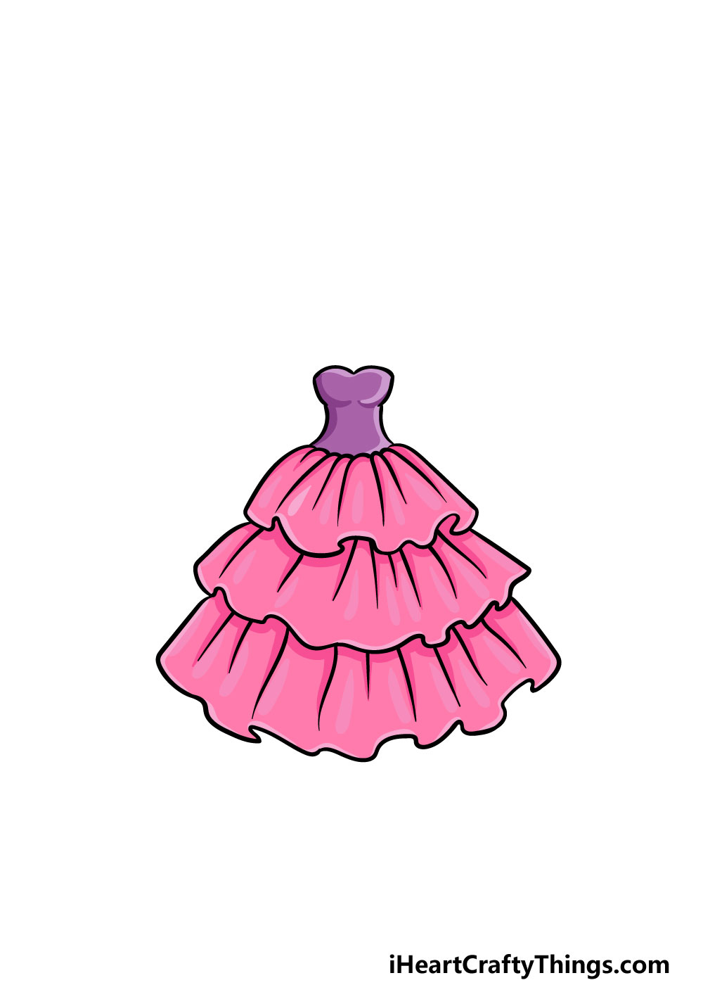 drawing ruffles step 7