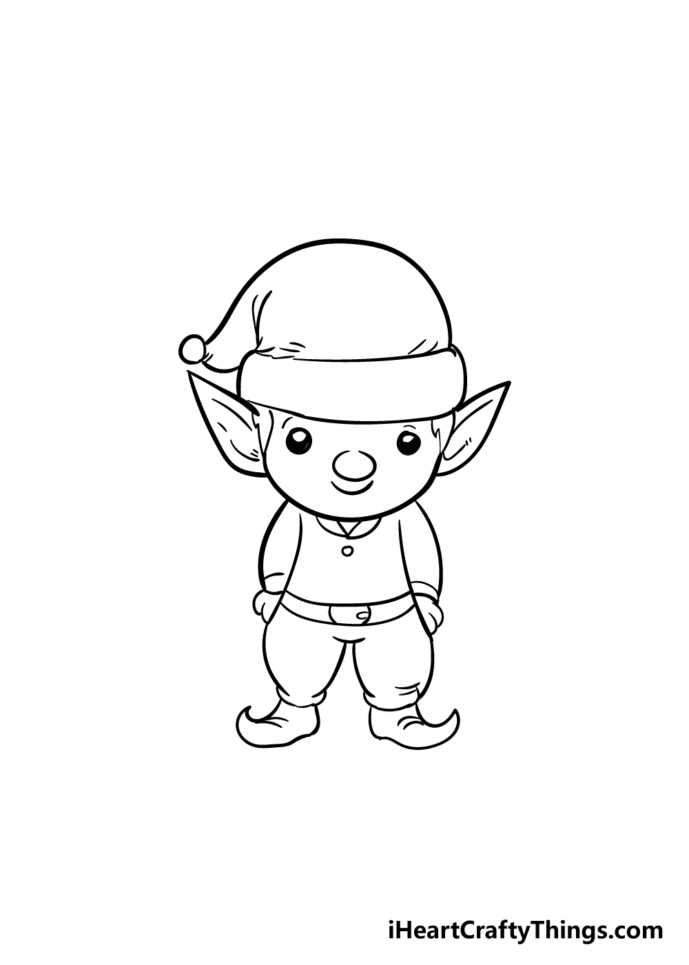 elf drawing step 7
