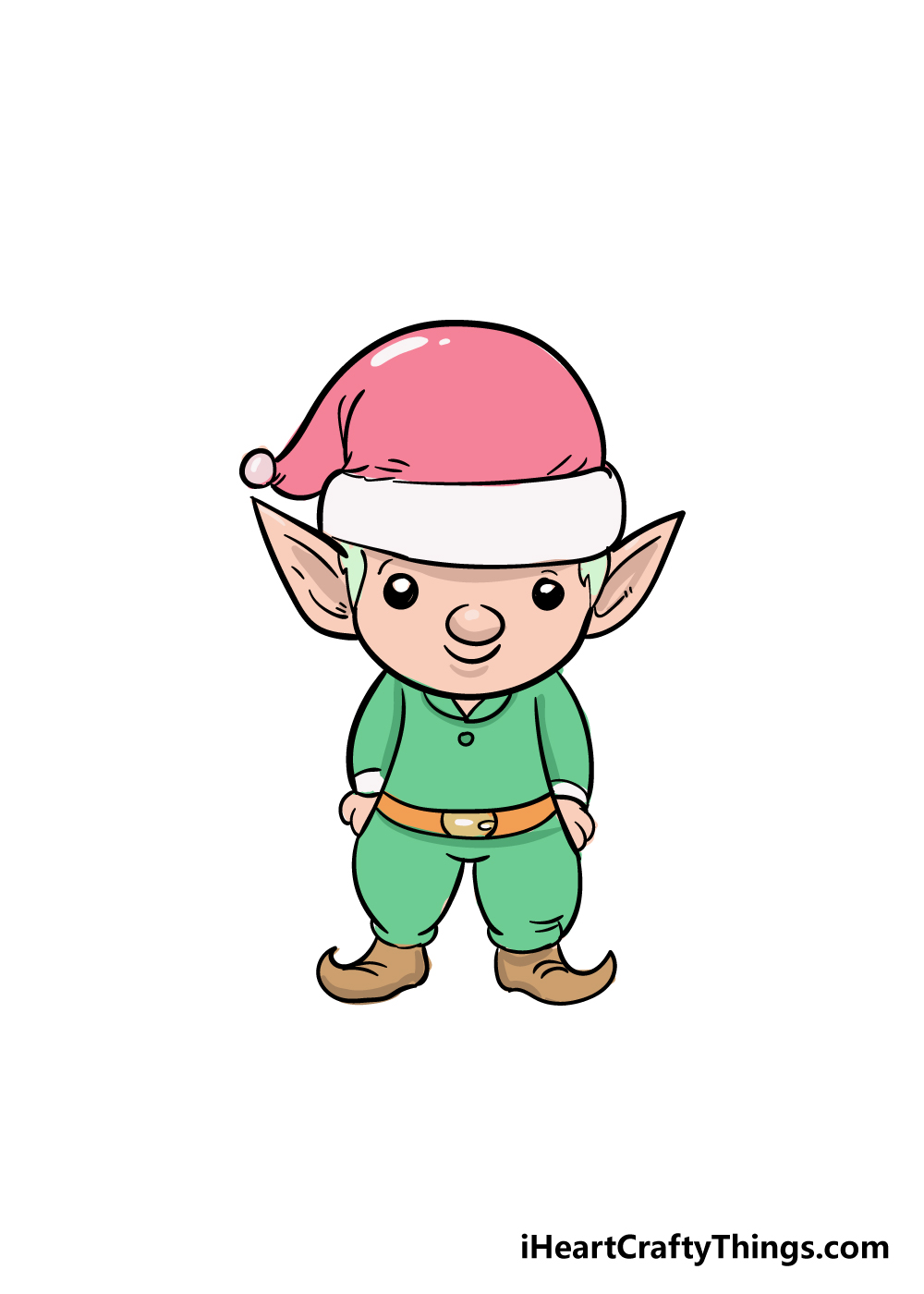 elf drawing step 8